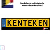Audi RS kentekenplaathouder/nummerplaathouder - Belgische en Nederlandse kentekens