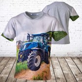 T-shirt met New Holland trekker H116 -s&C-86/92-t-shirts jongens