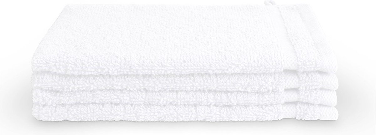 Byrklund Handdoeken set - Bath Basics - 4-delig - 4x 16x21 - 100% katoen - Wit