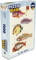 Puzzel Vis - Zee - Design - Legpuzzel - Puzzel 1000 stukjes volwassenen - Multicolor