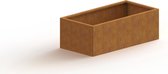 MySteel Cortenstaal plantenbak Texas 600x1200 Inclusief Bodemplaat  - Hoogte: 300mm