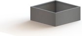 MySteel Verzinkt staal plantenbak Miami 1000x1000   - Hoogte: 800mm