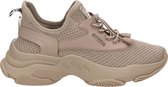 Steve Madden Match dames dad sneaker - Donker Taupe - Maat 42