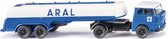 WIKING Henschel HS 14/16 Tanksattelzug 'Aral' 1961 schaalmodel 1:87