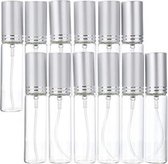 Sprayflesjes 10ml Helder 50st - Glas - Navulbaar - Doorzichtige Spray Flesjes Leeg
