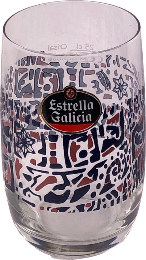Verres à Bière Estrella Galicia Vaso Cana 25cl Coffret 6 Pièces Verres à bière  Bières... | bol.com