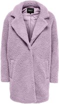 Only Jas Onlaurelia Sherpa Coat Otw 15209080 Lavender Frost Dames Maat - S