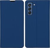 iMoshion Slim Folio Book Case Samsung Galaxy S21 FE hoesje - Blauw