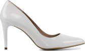 Giulia Dames Leren   Pumps / Stiletto - Naaldhak hoogte 9 cm - Giulia 8 lak - Wit - Maat 37