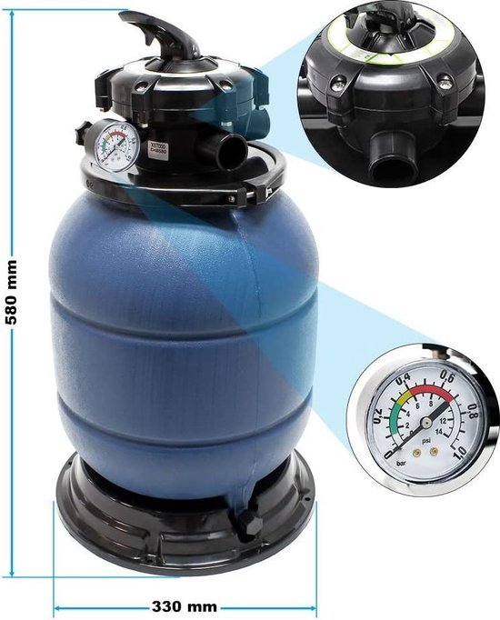 zwembad filterfilter boiler sand filter zwembad filter. (WK 02123