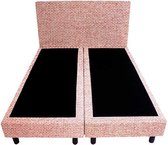Bedworld Boxspring 160x200 - Tweedlook - Licht roze (M61)