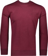 Calvin Klein Trui Rood Rood Normaal - Maat XXL - Heren - Herfst/Winter Collectie - Katoen;Zijde