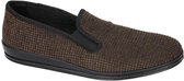 Rohde -Heren -  bruin donker - pantoffels & slippers - maat 39
