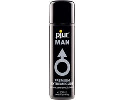 Pjur Man Premium Extremeglide - 250 ml - Waterbasis - Vrouwen - Mannen - Smaak - Condooms - Massage - Olie - Condooms - Pjur - Anaal - Siliconen - Erotisch