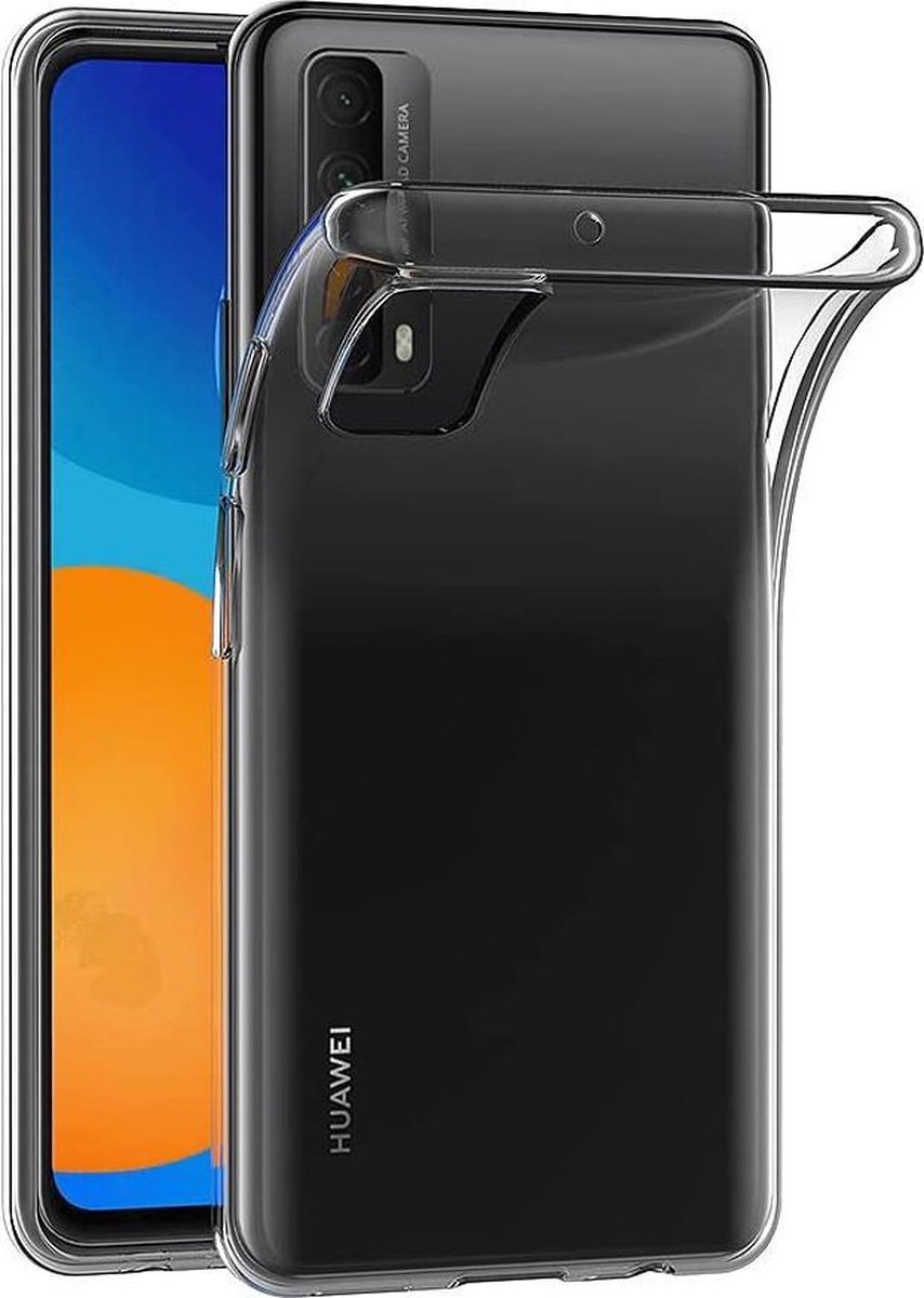 Silicone hoesje transparant Geschikt voor: Huawei P smart 2021
