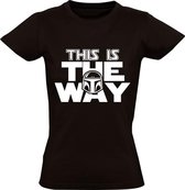 This is the way Dames t-shirt | mandalorian | star wars | starwars | Zwart