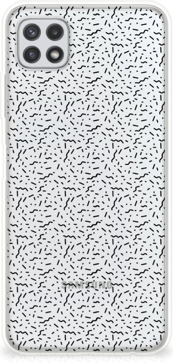 Samsung Galaxy A22 5G TPU bumper Stripes Dots