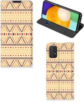 GSM Hoesje Geschikt voor Samsung Galaxy A03s Wallet Bookcase Aztec Yellow