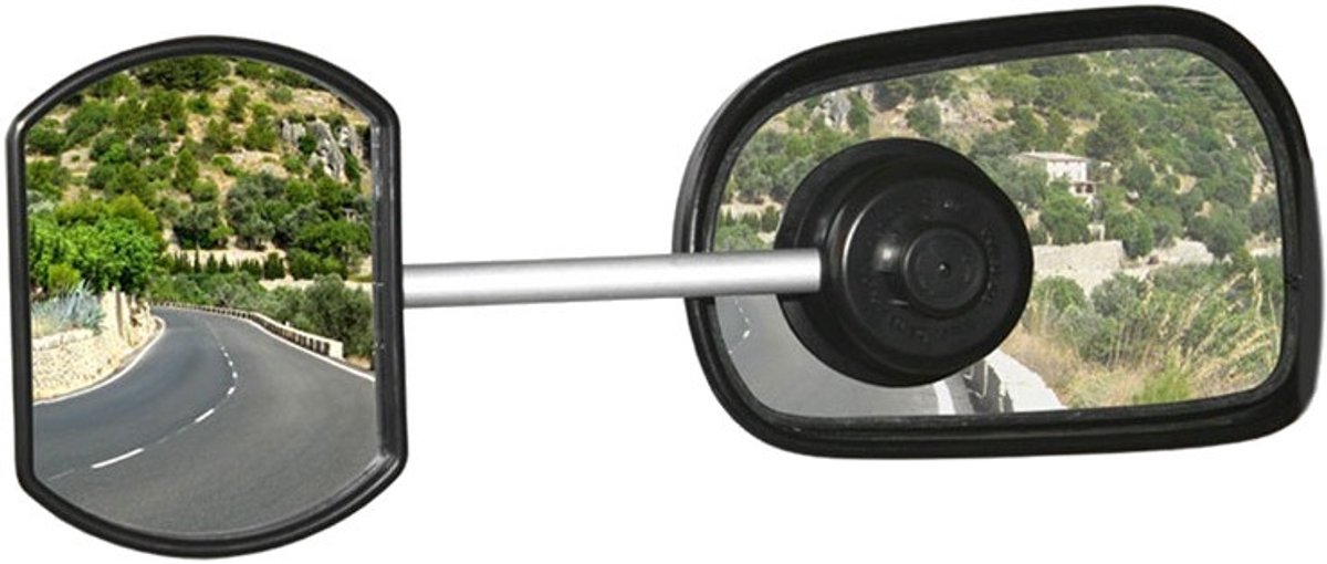 Defa Caravanspiegel Met Zuignap 11 Cm Zwart
