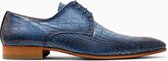 Paulo Bellini Lace up shoe Carbonia Croco Medic airy Blue