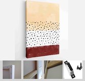 Set of Abstract Hand Painted Illustrations for Postcard, Social Media Banner, Brochure Cover Design or Wall Decoration Background - Modern Art Canvas - Vertical - 1883932774 - 80*6