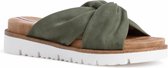 s.Oliver Dames Slip-on schoen 5-5-27200-26 712 groen Maat: 38 EU