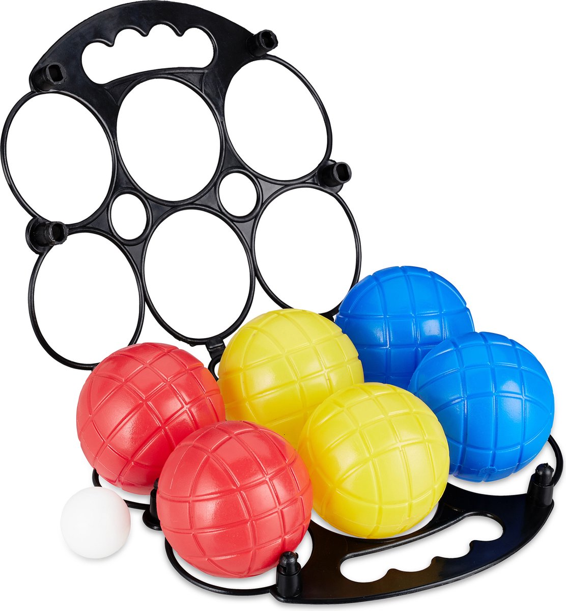 Jeu de boules set 3 ballen/1 but in draagtas - Kaatsbal - Petanque