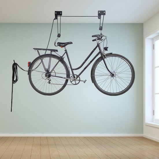 Fietslift plafond - tot 57 kg - met haak - universeel — afbeelding 4