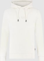 Purewhite -  Heren Regular Fit   Hoodie  - Wit - Maat XL