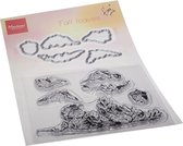 #4 Clear Stamp & die set Tiny's Fall Leaves