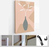 Abstract still life in pastel colors. Collection of contemporary art - Modern Art Canvas - Vertical - 1636211467 - 40-30 Vertical