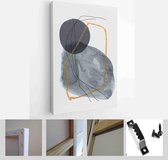 Set of 3 creative minimalist hand painted illustrations for wall decoration, postcard or brochure design - Modern Art Canvas - Vertical - 1820687582 - 40-30 Vertical