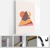 Abstract landscape poster collection. Set of contemporary art print templates. Nature backgrounds for your social media - Modern Art Canvas - Vertical - 1763752772 - 50*40 Vertical