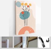 Collection of contemporary art posters in pastel colors - Modern Art Canvas - Vertical - 1724510365 - 40-30 Vertical