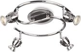 Philips myLiving Organza - Plafondspots - 4 lichts - Zwart