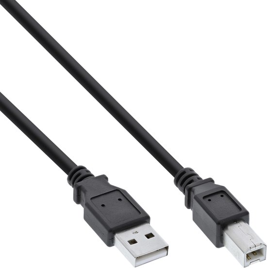 InLine USB naar USB-B kabel - USB2.0 - 0,50 meter | bol