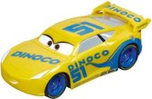 Go racebaanauto Cars Dinoco Cruz geel 10 cm