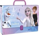 opbergkoffer Frozen II meisjes 33 x 24 cm karton paars