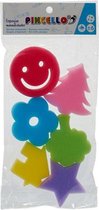 stempels figuren foam 6 stuks