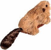 Kong Cat Catnip Beaver - Souris ludique - Marron - 3,8 x 4,5 x 4,2
