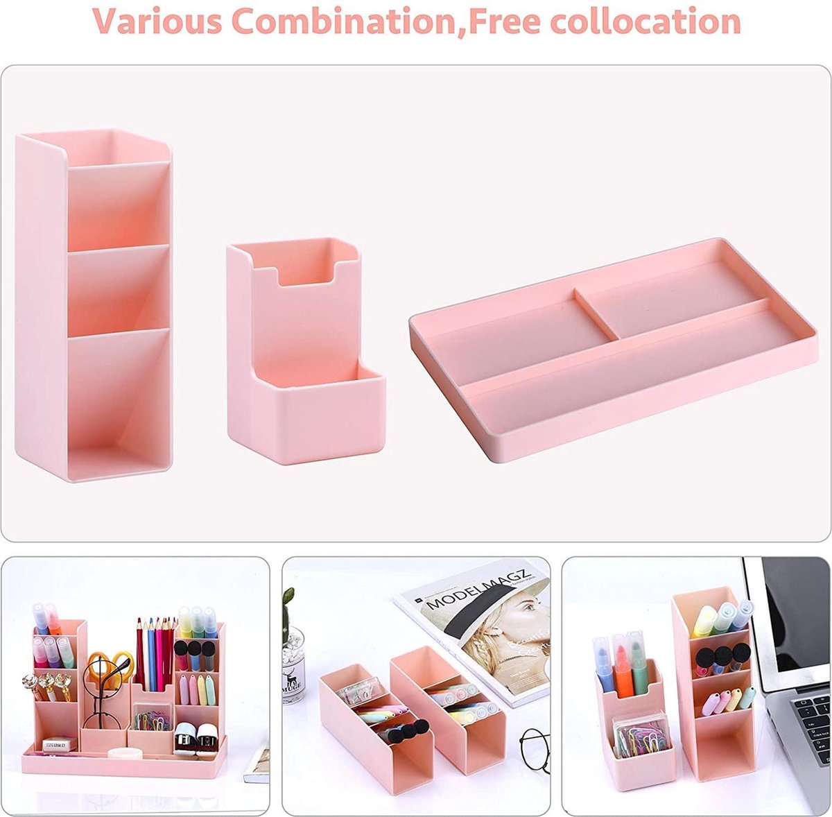 Quilax 18 stuks penlussen, zelfklevend, penhouder, notitieboek, multifunctionele penlus, penhouder, voor tablet, dagboek, kalender, notitieboek (18 kleuren