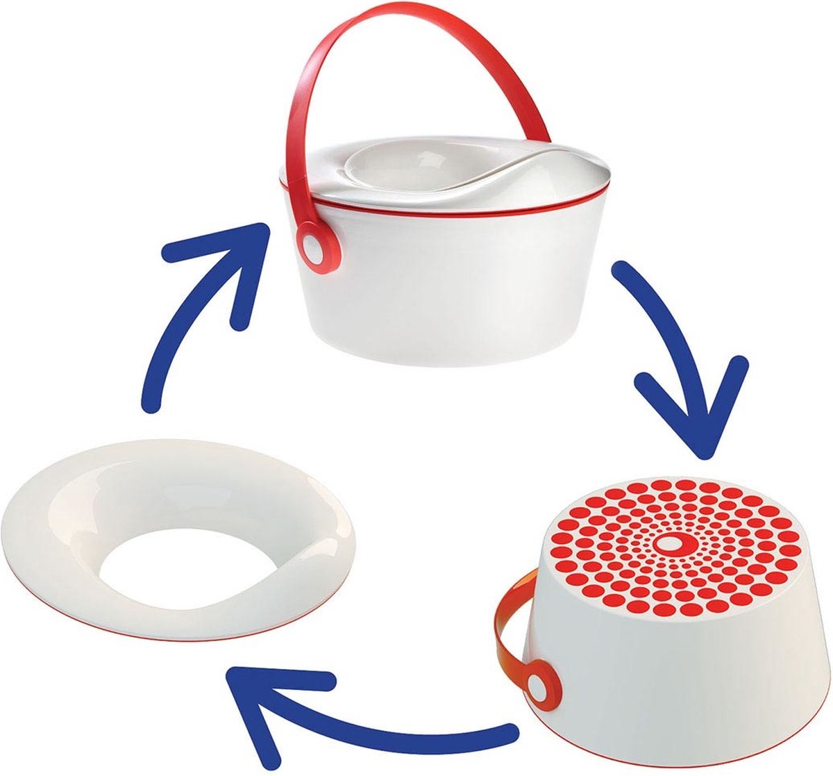Goedkoopste DotBaby Plaspotje - Pink Red