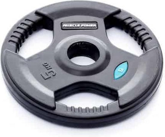 Sporttrend 24® Halterschijf gietijzer 0,5 kg, 1,0 kg, 1,5 kg, 2,0 kg, 2,5 kg, 5 kg, 10 kg, 15 kg, 20 kg, gewichtsschijf, halterschijf (2,0 kg
