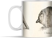 Mok - Vintage illustratie van een vogelbekdier - 350 ml - Beker