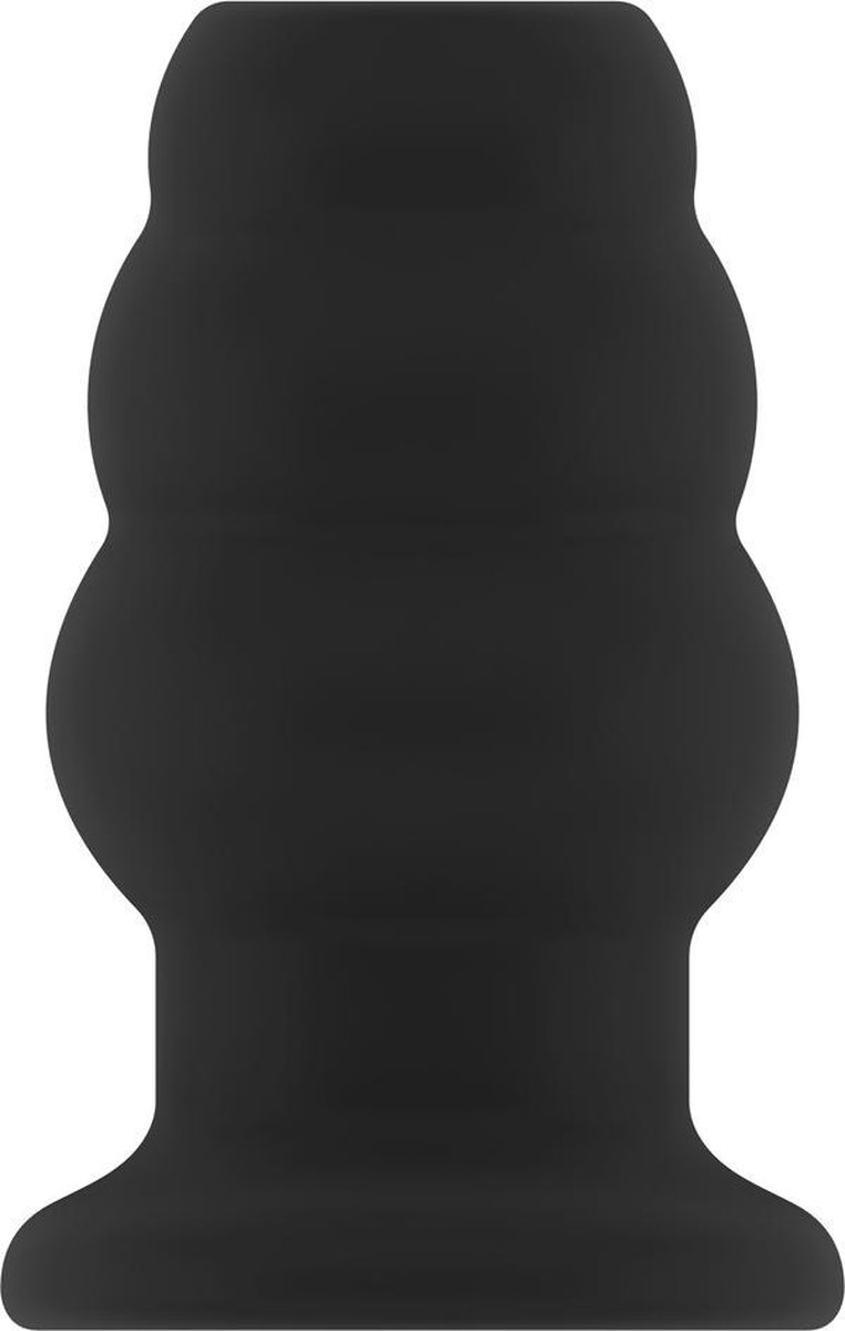 No.51 - Large Hollow Tunnel Butt Plug - 5 Inch - Black