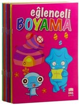 Eğlenceli Boyama Seti   10 Kitap Takım