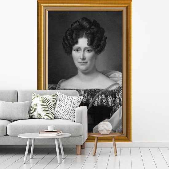 Papier Peint - Papier peint photo Oeuvre - Peintre - Cadres - Goud - Largeur 160 cm x Hauteur 240 cm