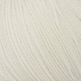 Lanita - Ecologische wol - 100% merino breiwol - 50 gram - voor breinaald 4 tot 4,5mm - 001 White