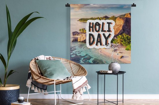 Tapisserie - Tapisserie - Été - Dire - Île - 90x90 cm - Tapisserie