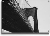 Walljar - New York - Brooklyn Bridge IIII - Muurdecoratie - Plexiglas schilderij
